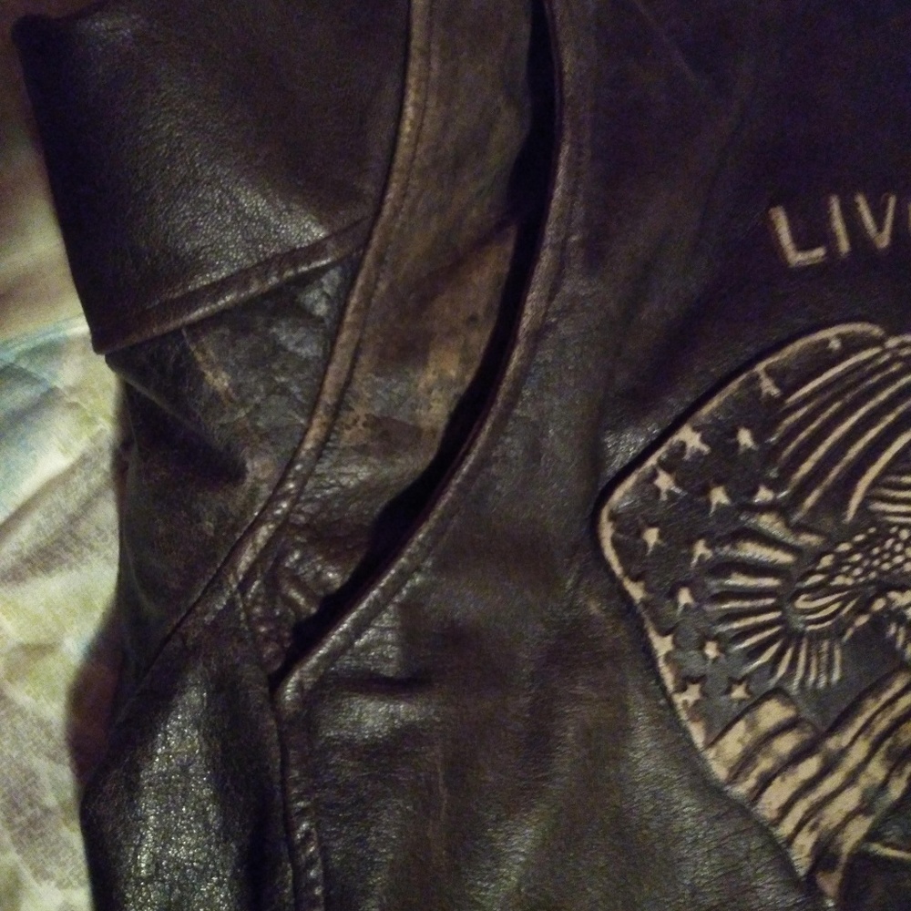 Men's leather jacket